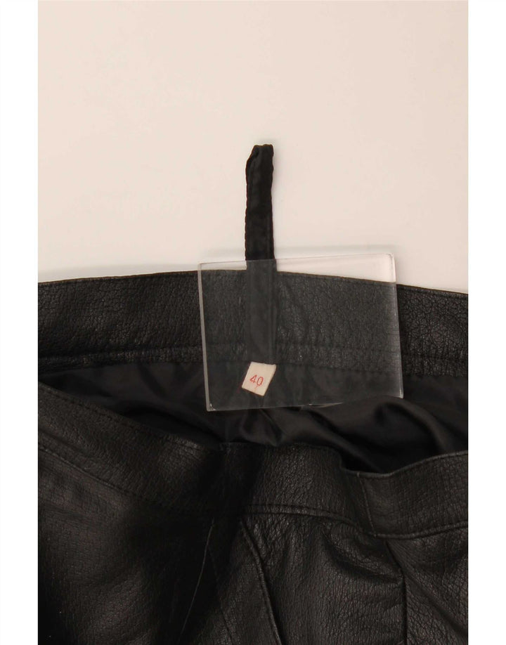 Saia reta feminina vintage EU 40 médio W30 preta