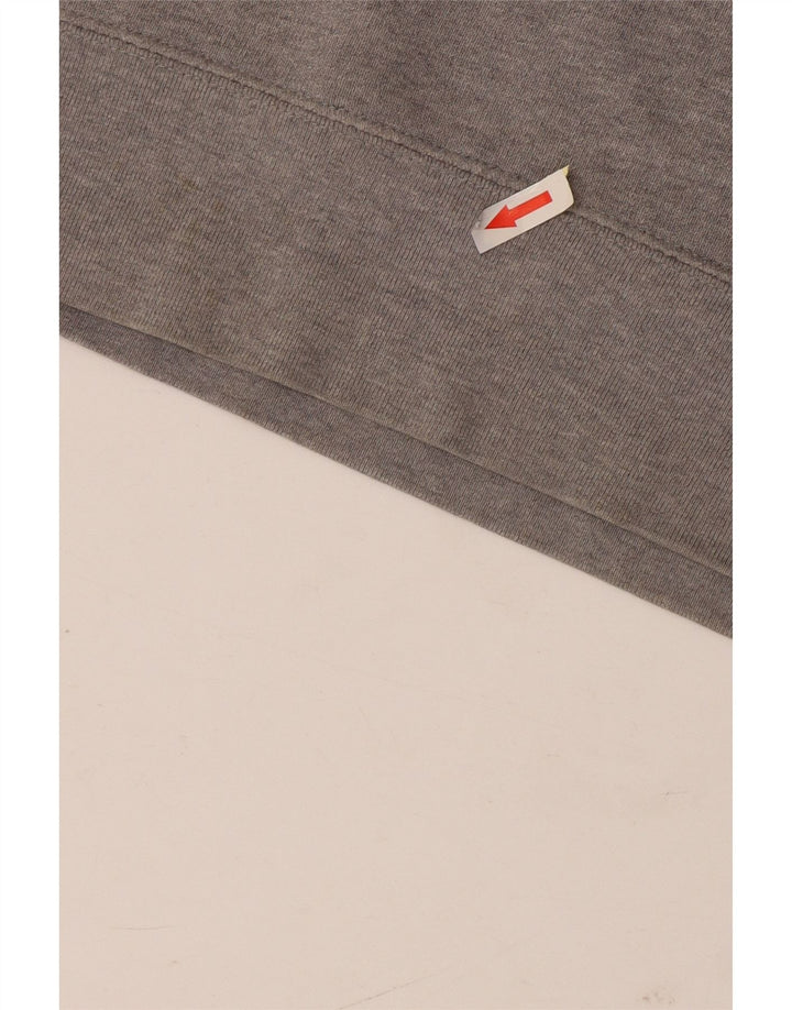 Levi's moletom gráfico masculino jumper médio cinza algodão