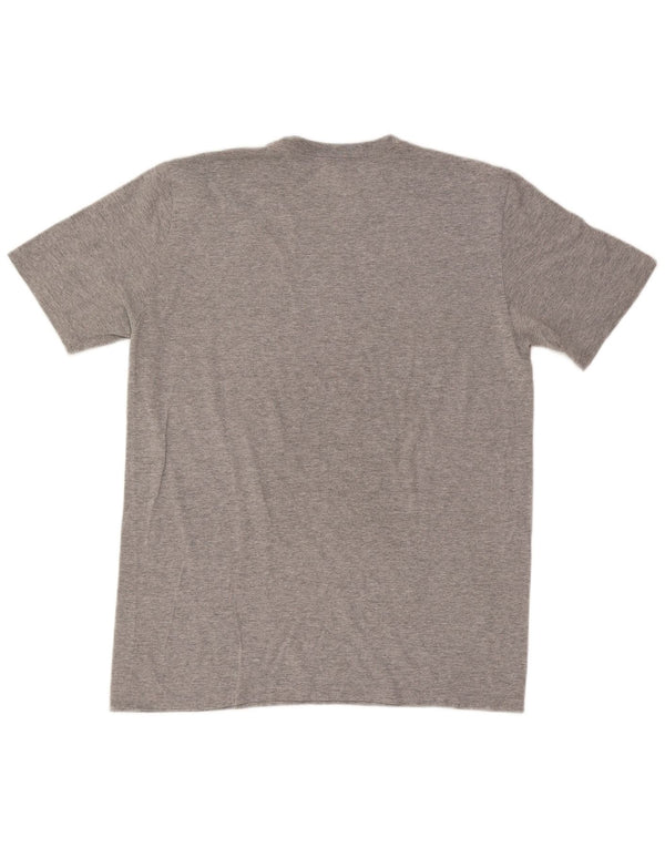 Camiseta Nike masculina regular fit gráfica top grande cinza manchado