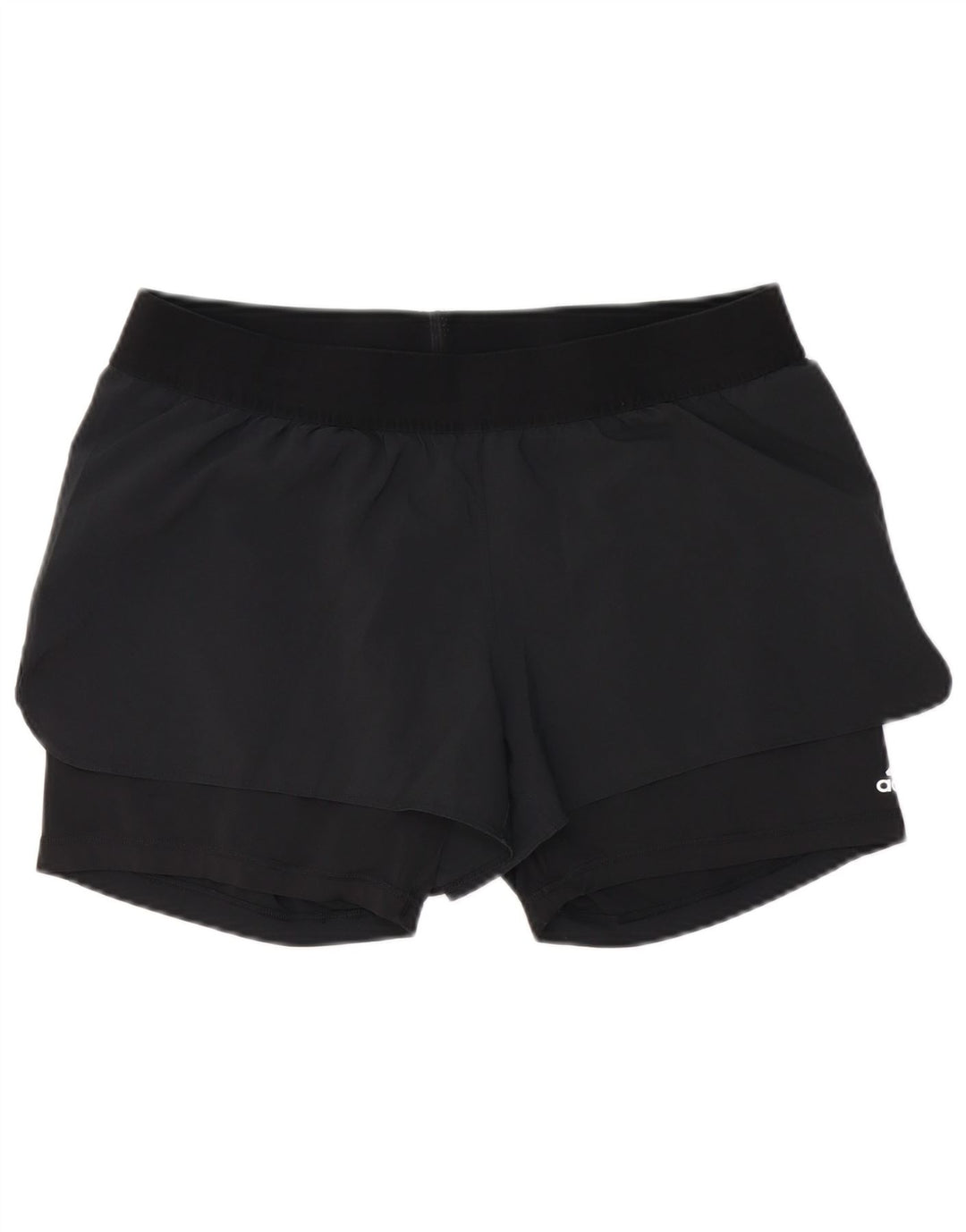 Shorts esportivos femininos Adidas UK 14 grandes pretos