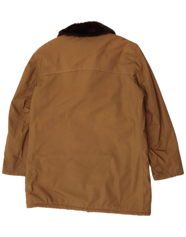 Sobretudo Sherpa Masculino Vintage IT 58 4XL Bege