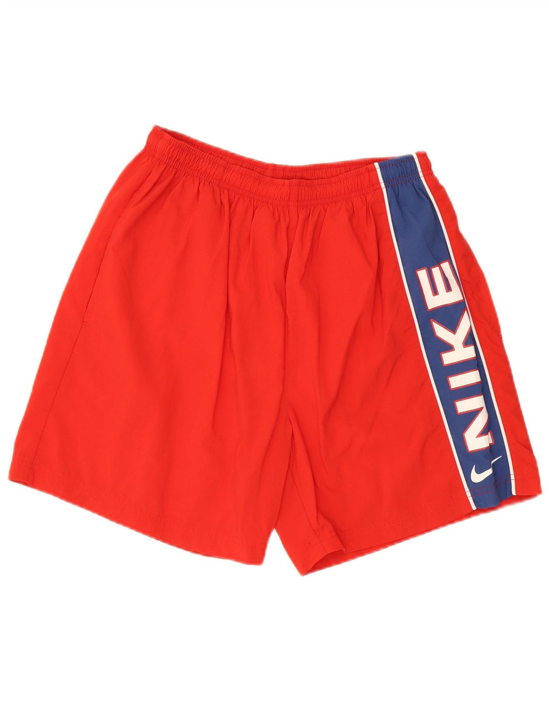 Shorts esportivos gráficos masculinos Nike grandes em nylon colorido vermelho