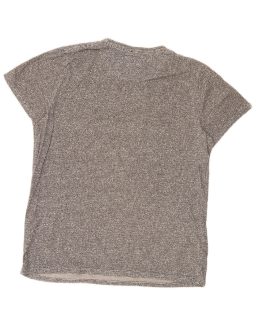 Hollister Camiseta masculina gráfica Top algodão cinza médio