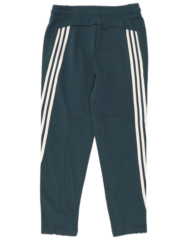 Calças de treino Adidas meninas 13-14 anos algodão verde