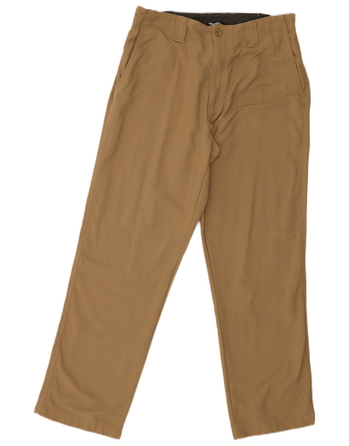 Calça chino reta masculina Rohan W34 L29 poliamida cáqui