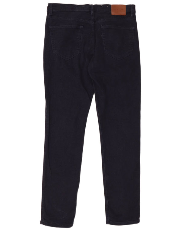 GANT Mens Slim Jeans W33 L32 Azul Marinho Algodão