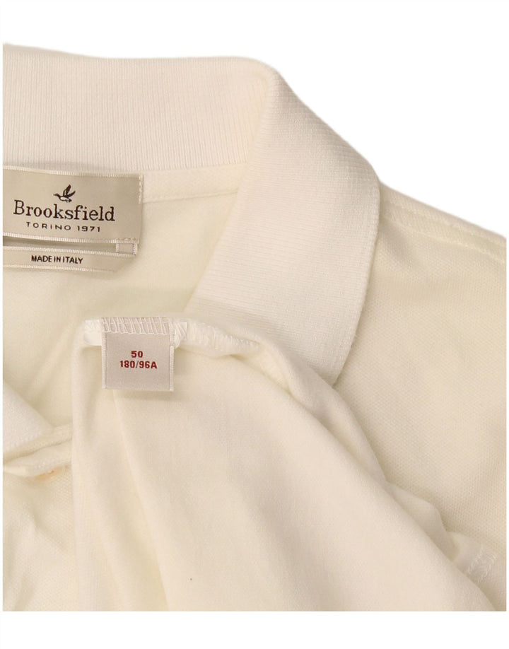 Camisa polo masculina BROOKSFIELD IT 50 médio branco