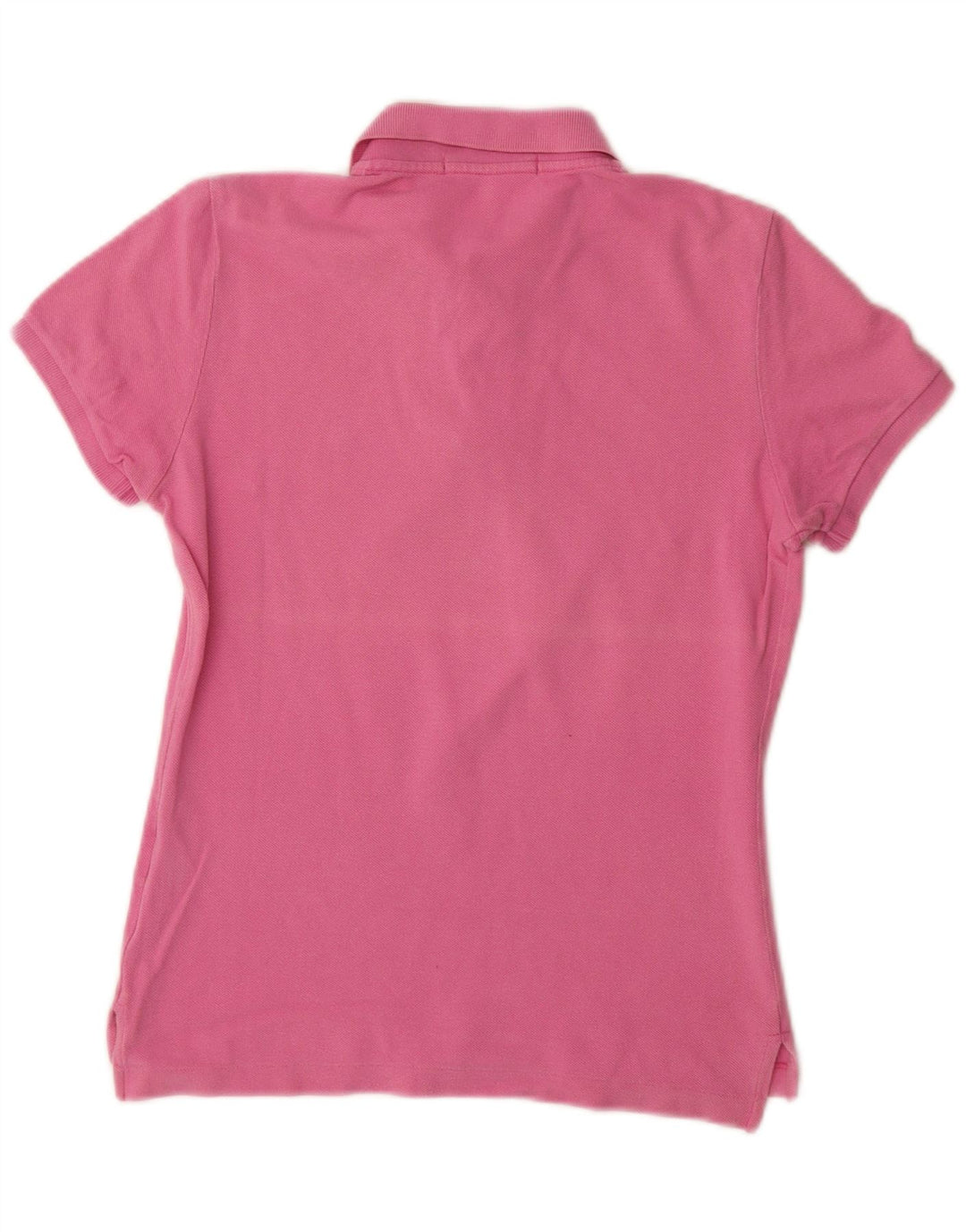 Polo skinny feminino RALPH LAUREN Reino Unido 12 algodão rosa médio