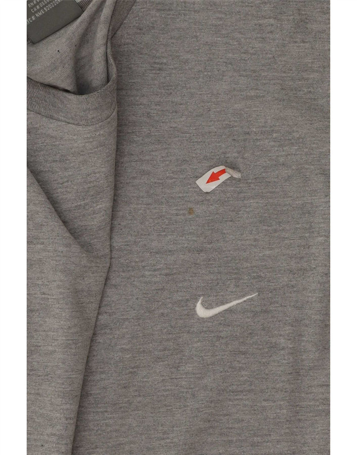 Camiseta masculina Nike grande cinza