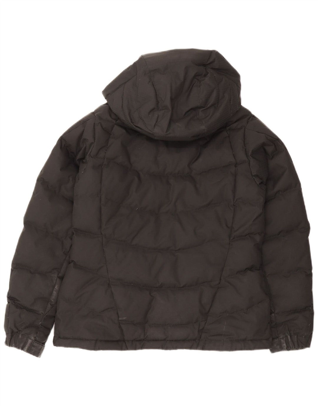 Jaqueta acolchoada com capuz feminina The North Face UK 14 poliéster preto médio