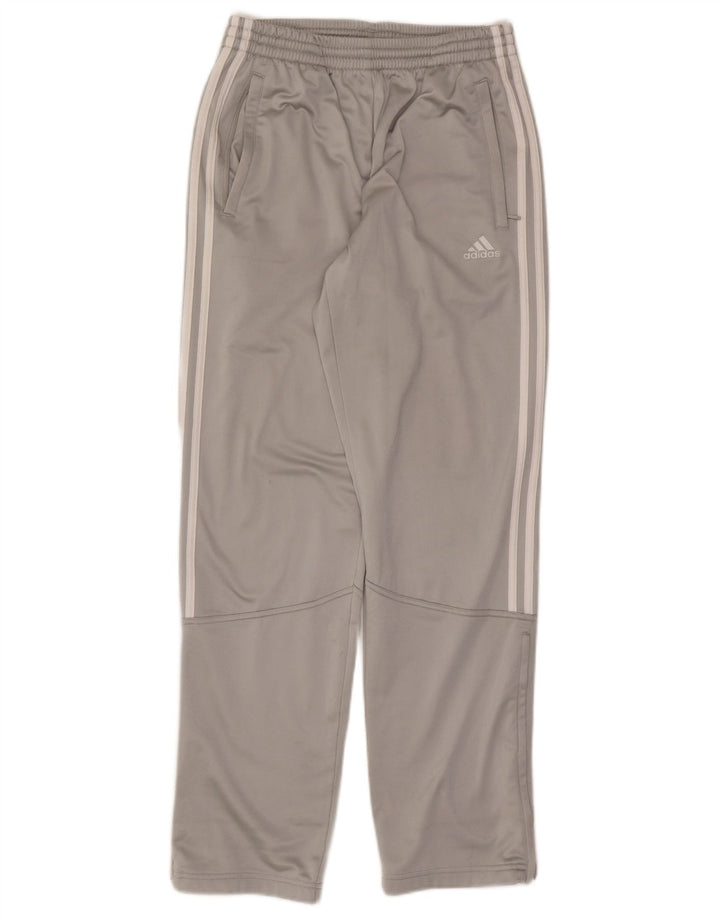 Adidas Mens Full Tracksuit UK 36/38 Pequeno Cinza Colourblock Poliéster