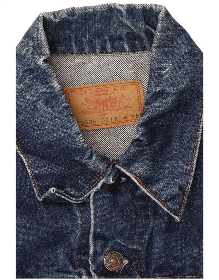 Jaqueta jeans feminina LEVI'S EU 36 pequena azul