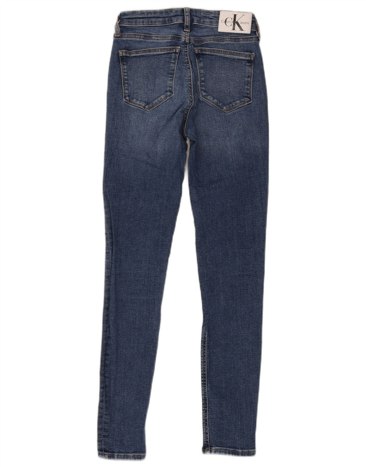 Calça jeans skinny feminina Calvin Klein W25 L30 azul