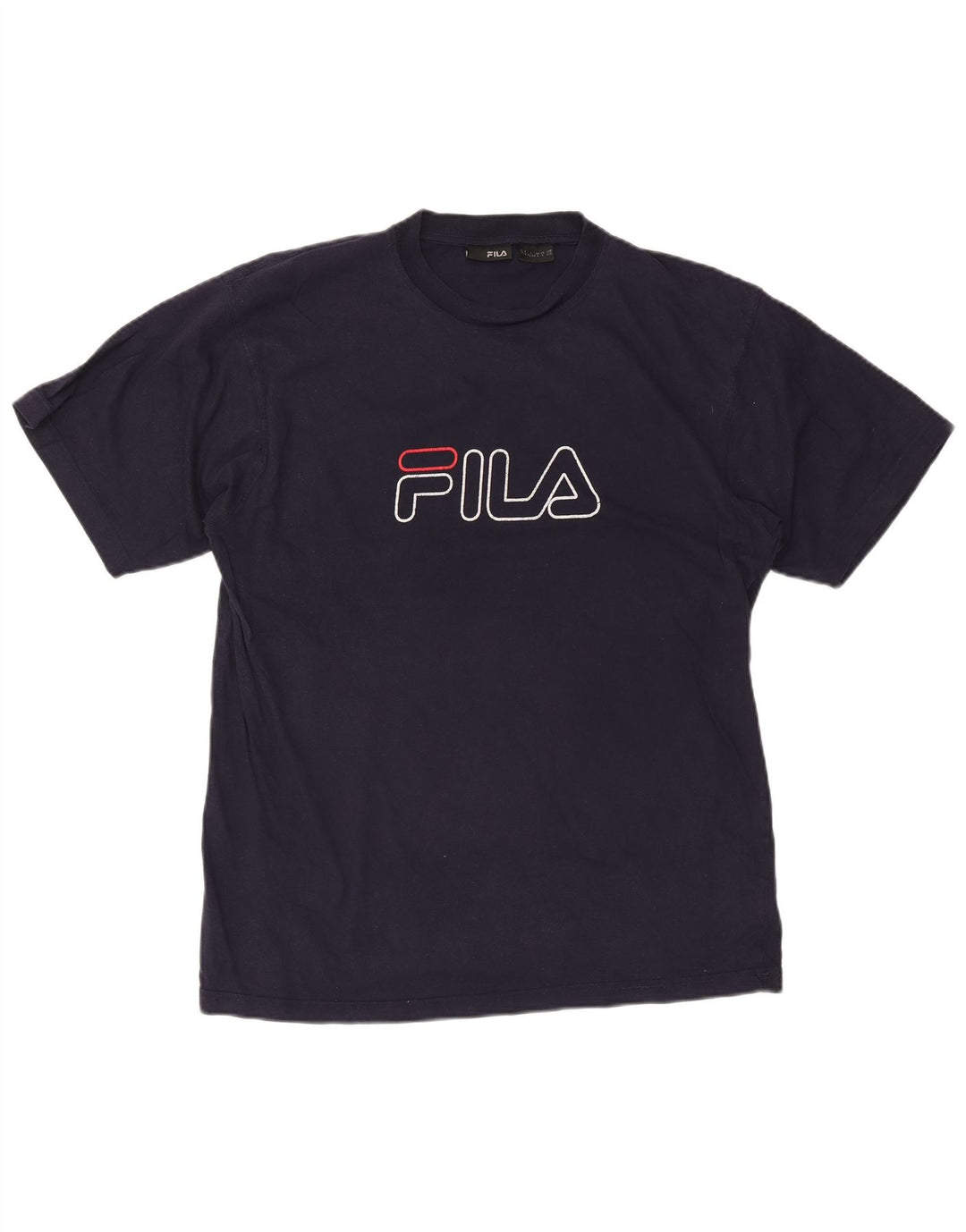Camiseta masculina Fila Graphic Top grande azul marinho