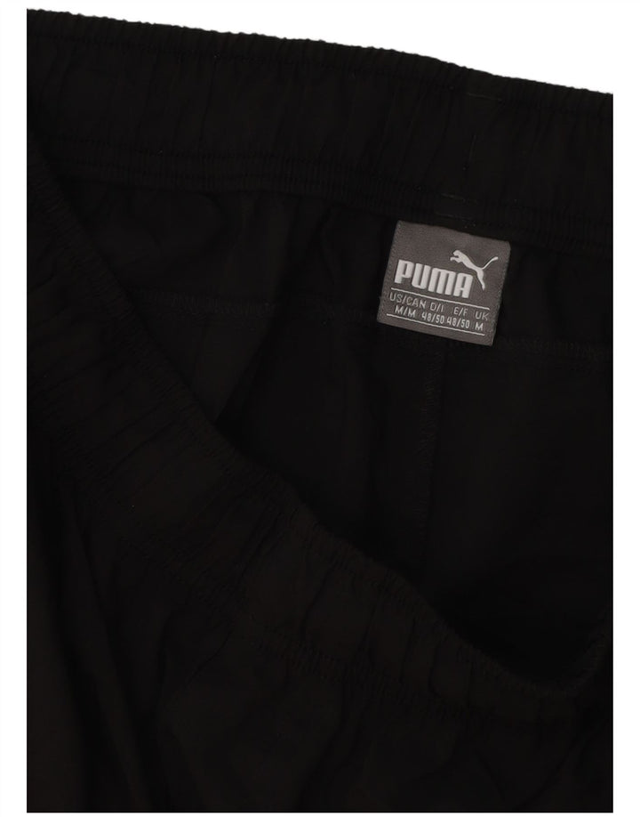 Shorts esportivos masculinos Puma médio preto poliéster
