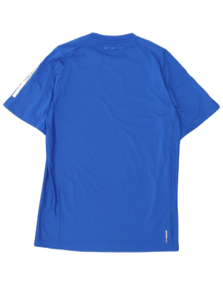 Camiseta masculina Nike Climacool Top pequeno azul poliéster