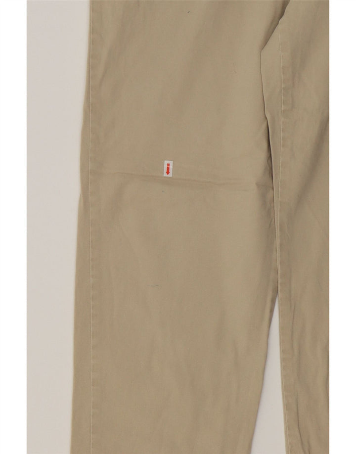 IZOD Mens Salt Water Straight Chino Trousers W38 L30 Beige Vintage Izod and Second-Hand Izod from Messina Hembry 