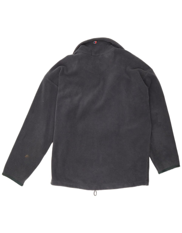 Jaqueta de lã masculina Berghaus UK 40 grande poliéster azul marinho