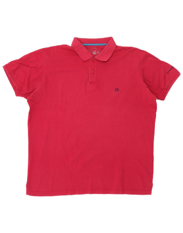 Camisa polo masculina Harmont & Blaine 2XL algodão rosa