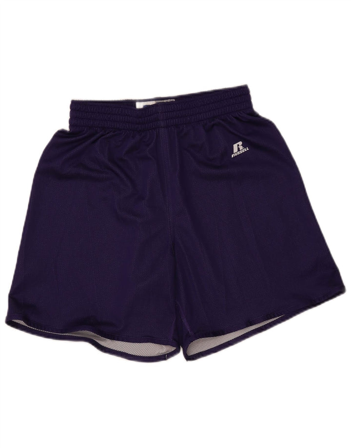 RUSSELL ATLÉTICO Boys Dri-Power Sport Shorts 11-12 Anos XL Roxo