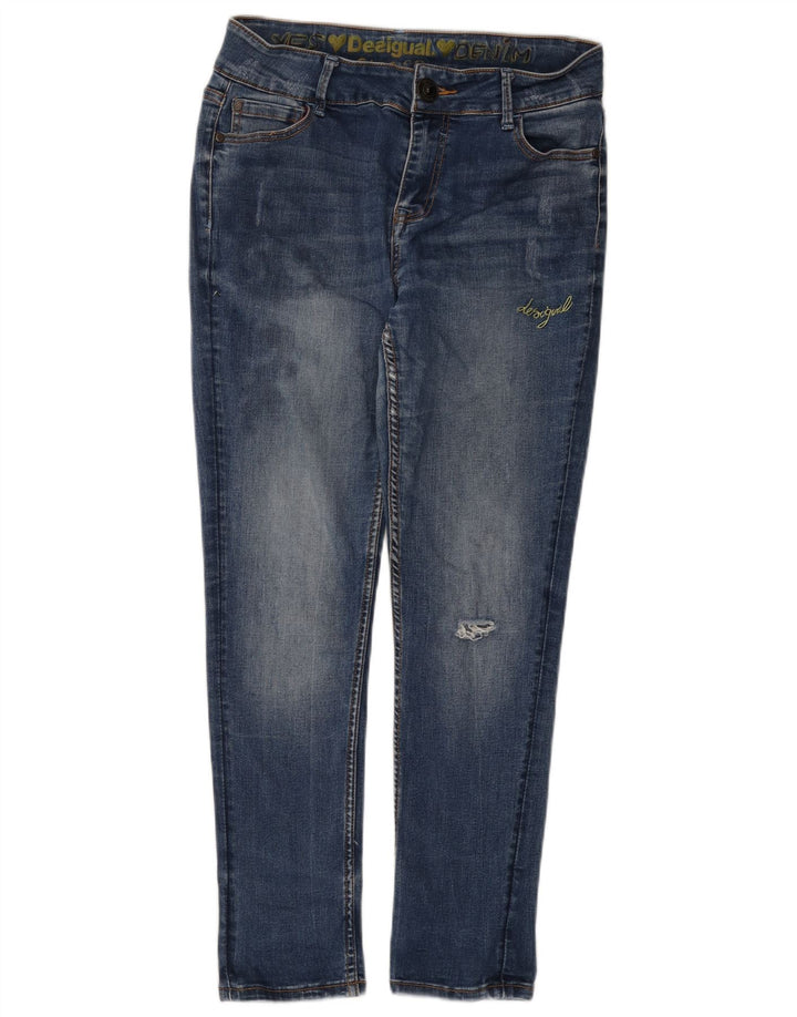 Desigual Jeans Skinny Feminino W28 L27 Azul