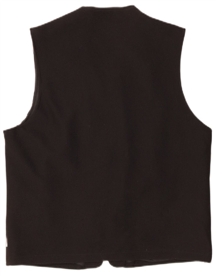 Colete masculino TIMEOUT pequeno poliéster listrado preto