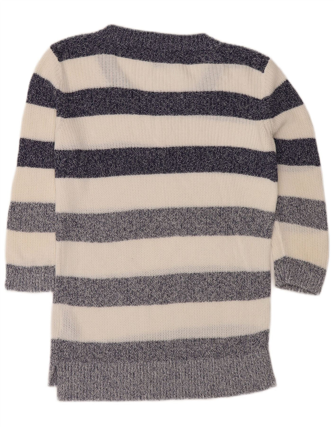 Suéter feminino TOMMY HILFIGER com gola canoa Reino Unido 14 médio azul marinho