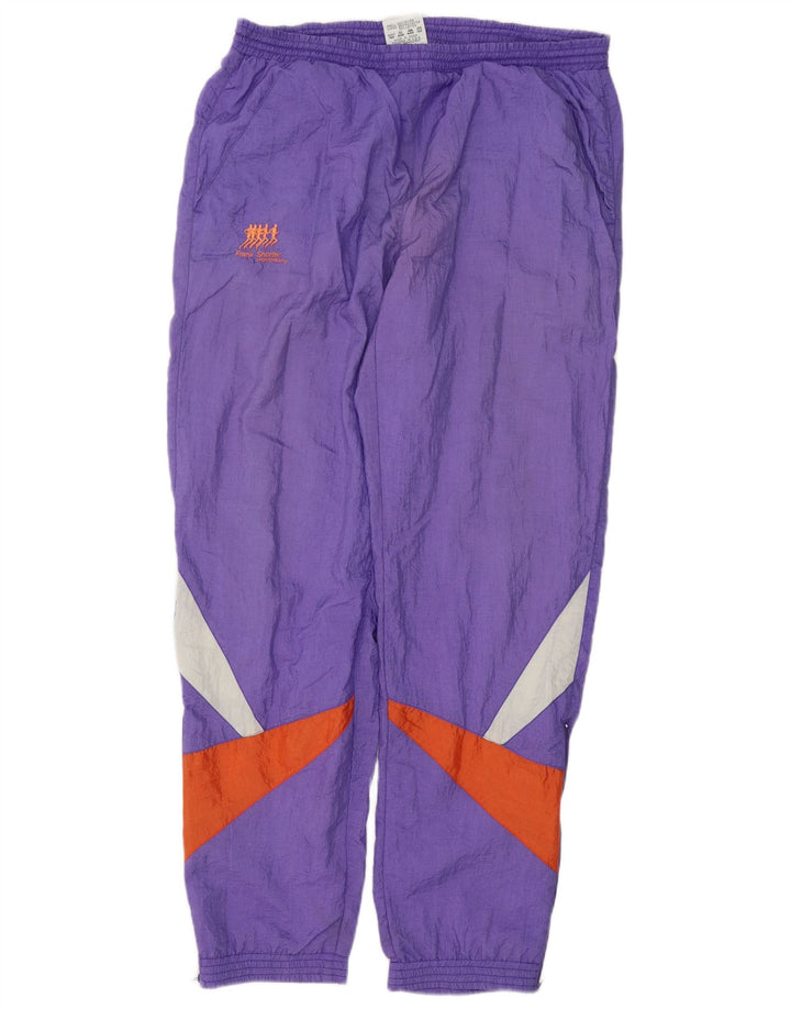 Calça de treino masculina Frank Shorter Joggers médio roxo colorblock
