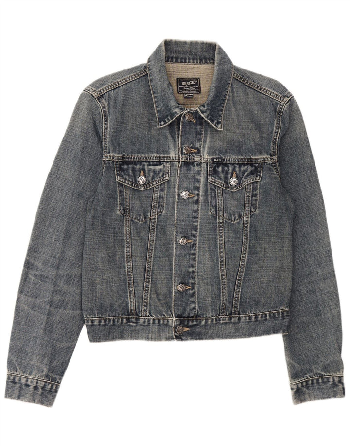 Jaqueta jeans feminina Gas UK 14 azul médio