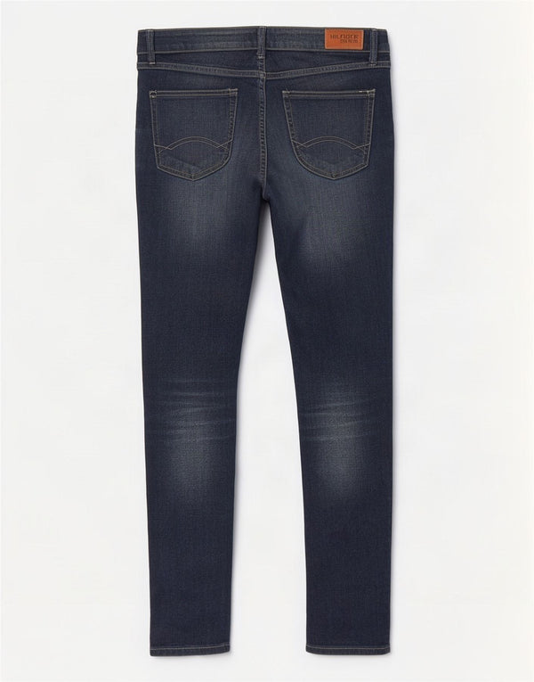 Jeans skinny feminino Tommy Hilfiger W32 L30 algodão azul marinho