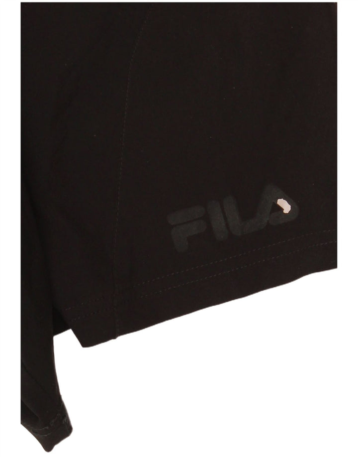 Fila Mens Sport Shorts Médio Preto Poliéster