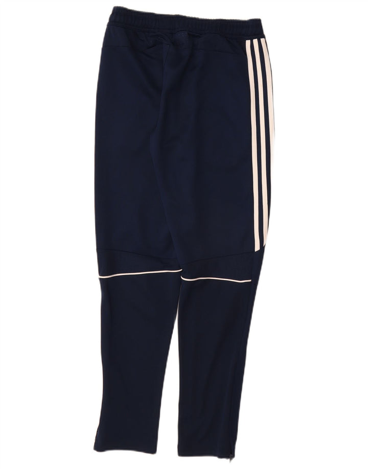 Calças de treino ADIDAS Menino Climacool 11-12 anos azul marinho poliéster