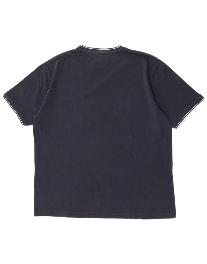 Camiseta masculina Kappa Top 2XL algodão azul marinho