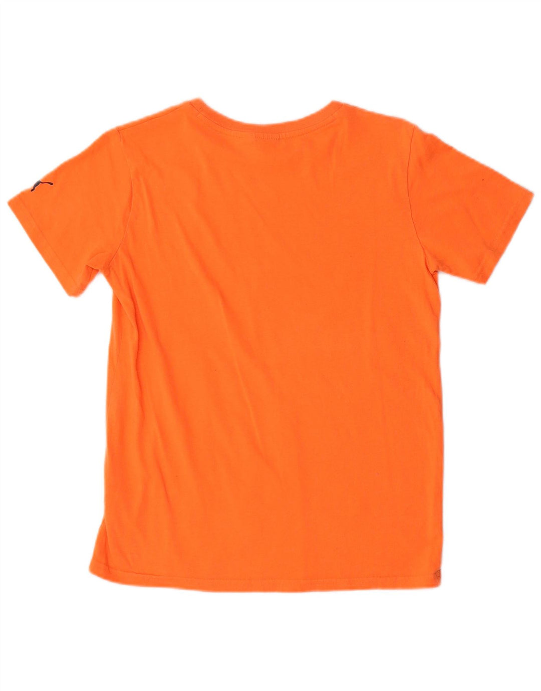 Camiseta PUMA Meninos Graphic 13-14 Anos Laranja Algodão