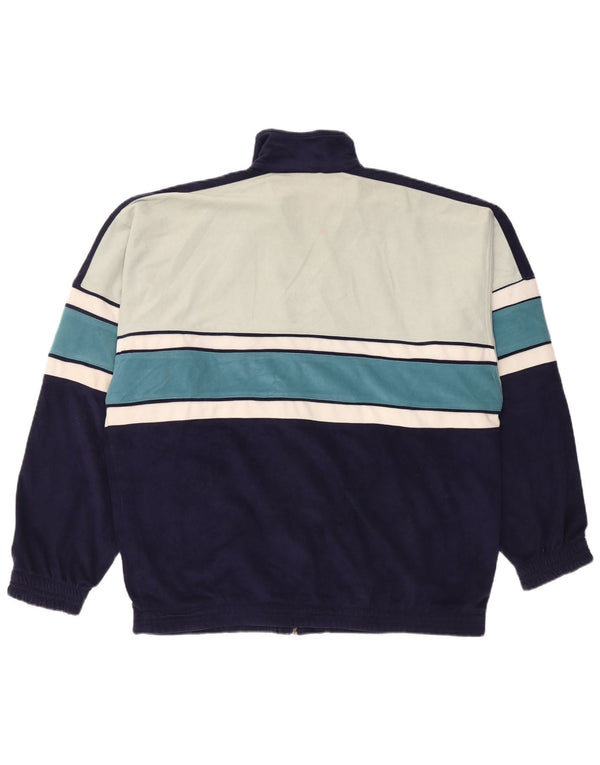 Jaqueta masculina de treino DIADORA UK 42 grande bloco colorido multicolorido