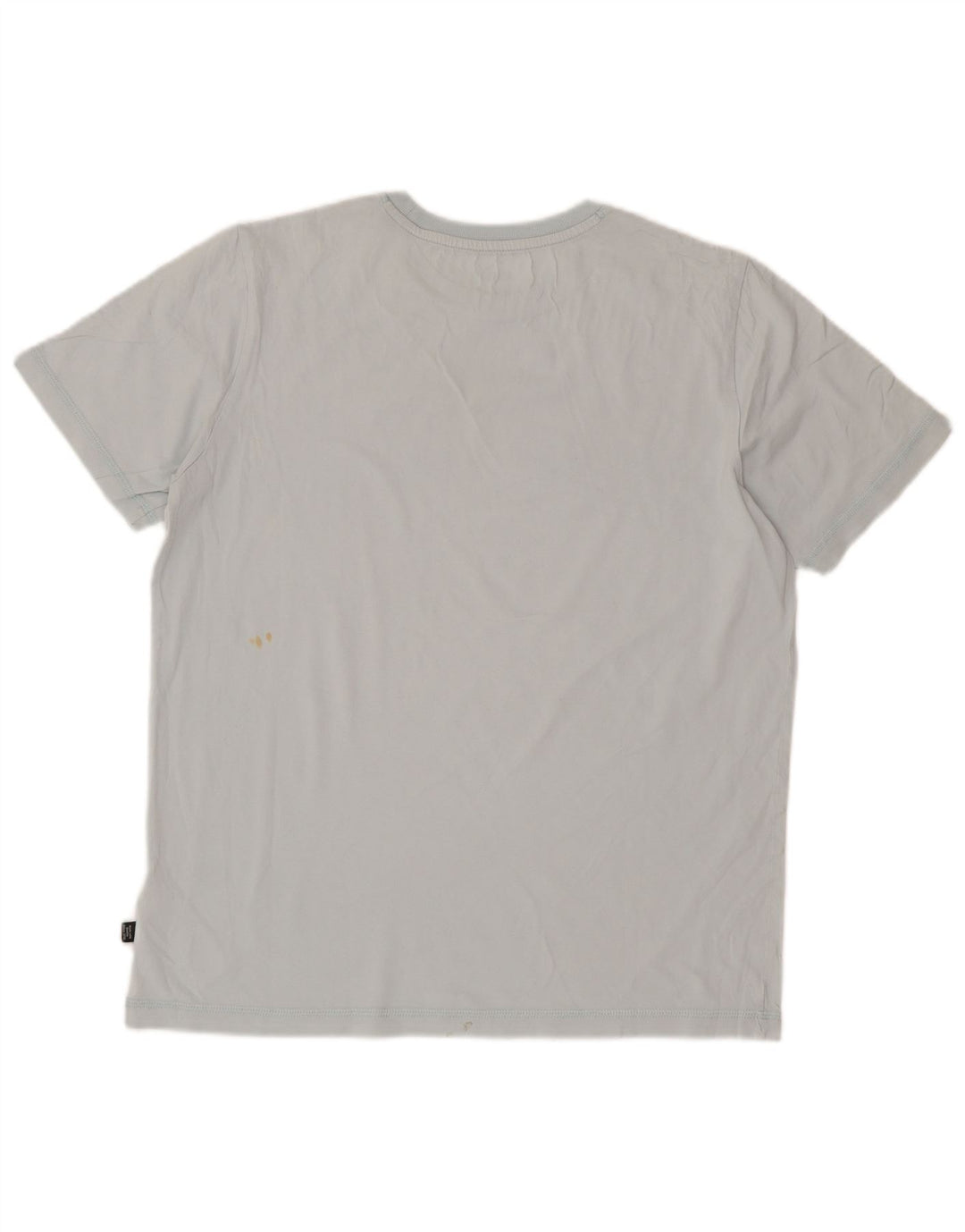 Puma Mens Graphic T-Shirt Top Médio Algodão Azul