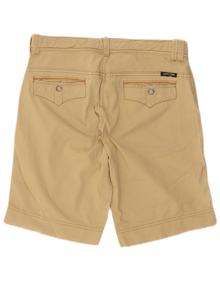 Shorts chino masculino CAPE HORN IT 50 grande W36 algodão bege