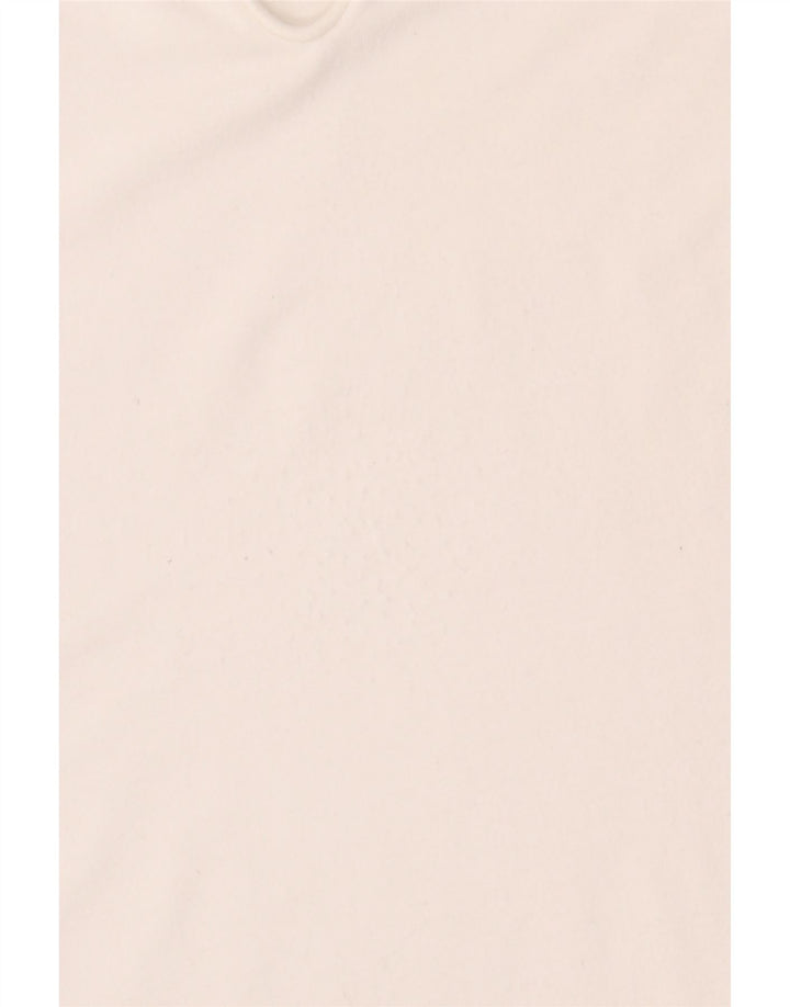 Top feminino HOBBS de manga comprida UK 14 grande viscose branca