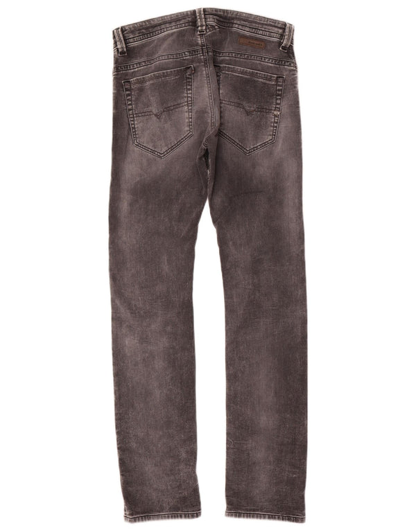 Jeans Slim Feminino Diesel W28 L32 Cinza