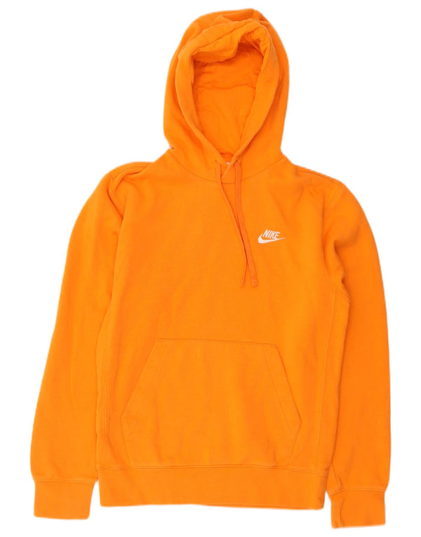 Nike Mens Hoodie Jumper XS Laranja Algodão
