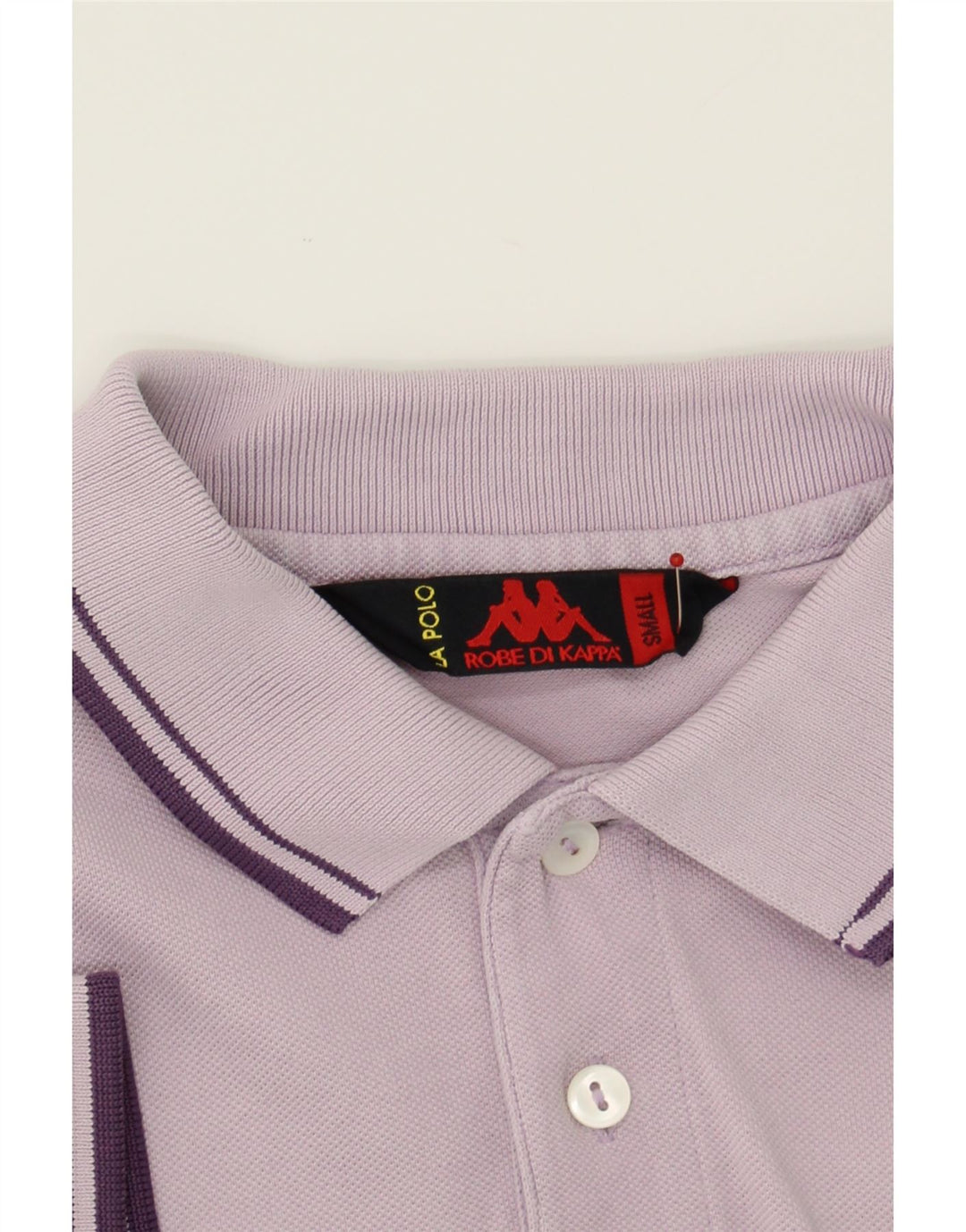 KAPPA Mens Polo Shirt Small Purple Cotton Vintage Kappa and Second-Hand Kappa from Messina Hembry 