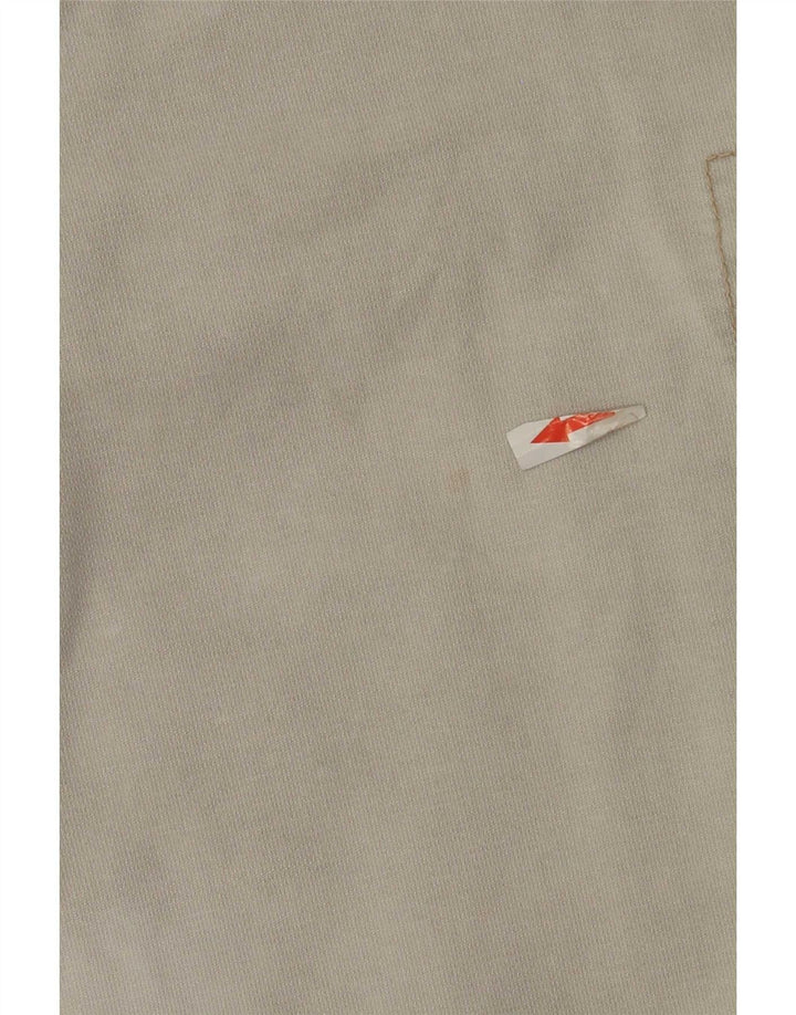 Shorts cargo masculino vintage 2XL W42 algodão cinza