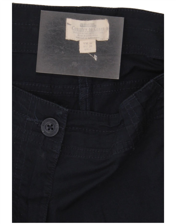 Shorts Chino Feminino Mountain Warehouse UK 10 Pequeno W30 Azul Marinho