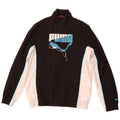 Jaqueta PUMA Boys Graphic Tracksuit Top 15-16 Anos Preto Colorblock