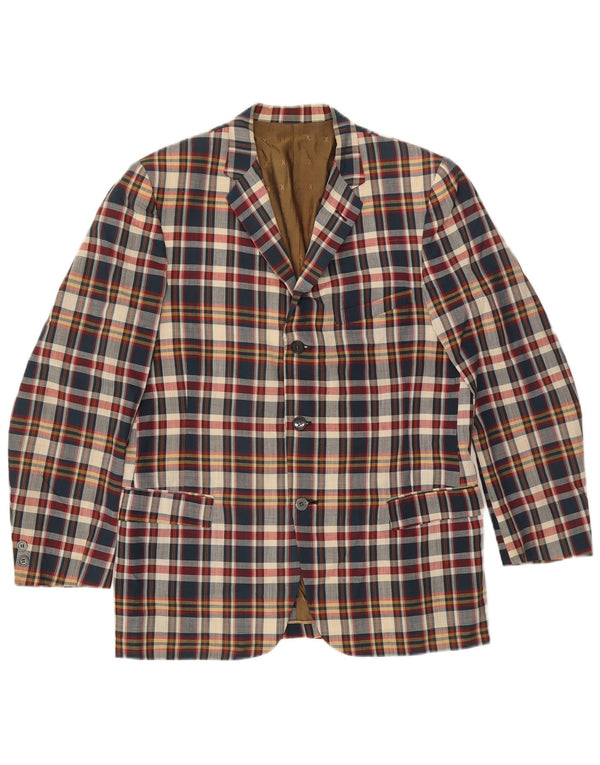 Jaqueta Blazer Masculina Baxter com 3 Botões Reino Unido 38 Médio Multicolorido