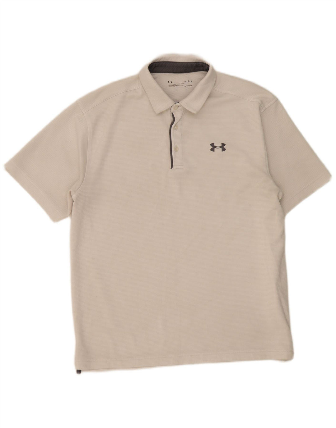Camisa polo masculina Under Armour grande poliéster branco esportivo