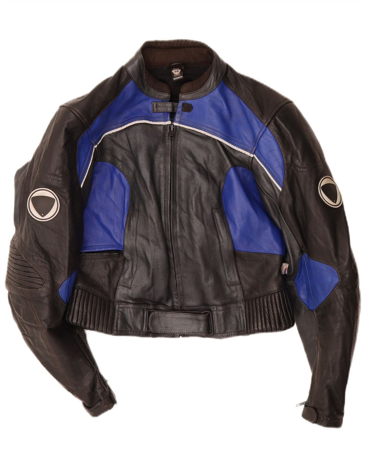 Conjunto de 2 peças de motocicleta feminina SCHUH EU 38 médio W26 L28 motociclista preto