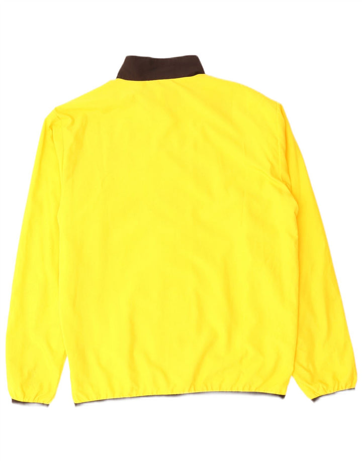 Puma Mens Tracksuit Top Jacket Médio Amarelo Colorblock Poliéster