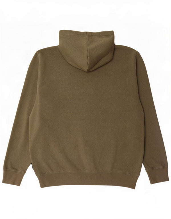 French Connection Mens Hoodie Jumper XL Khaki Cotton