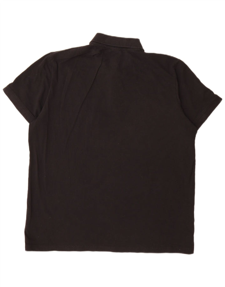 Camisa polo masculina Kappa 2XL algodão preto